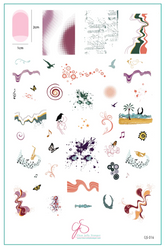 Fantasia (CjS-316) - Clear Jelly Stamping Plate